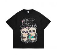 Hi VABA Oversized Happy Panda Tshirt | Kaos Streetwear Unisex Tee