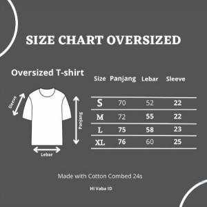 Hi VABA Oversized Vaba Decorations Tshirt | Kaos Streetwear Unisex Tee