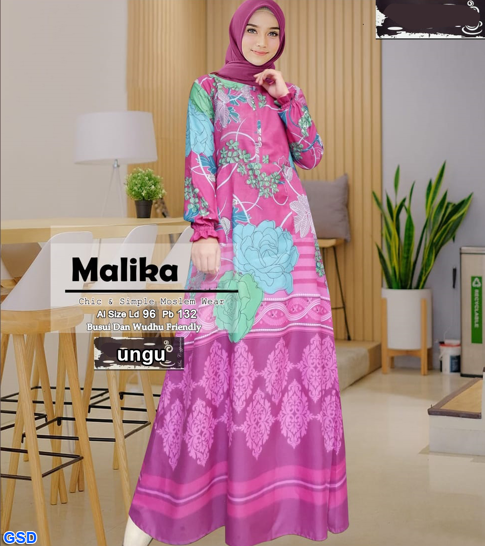 Gamis malika biru