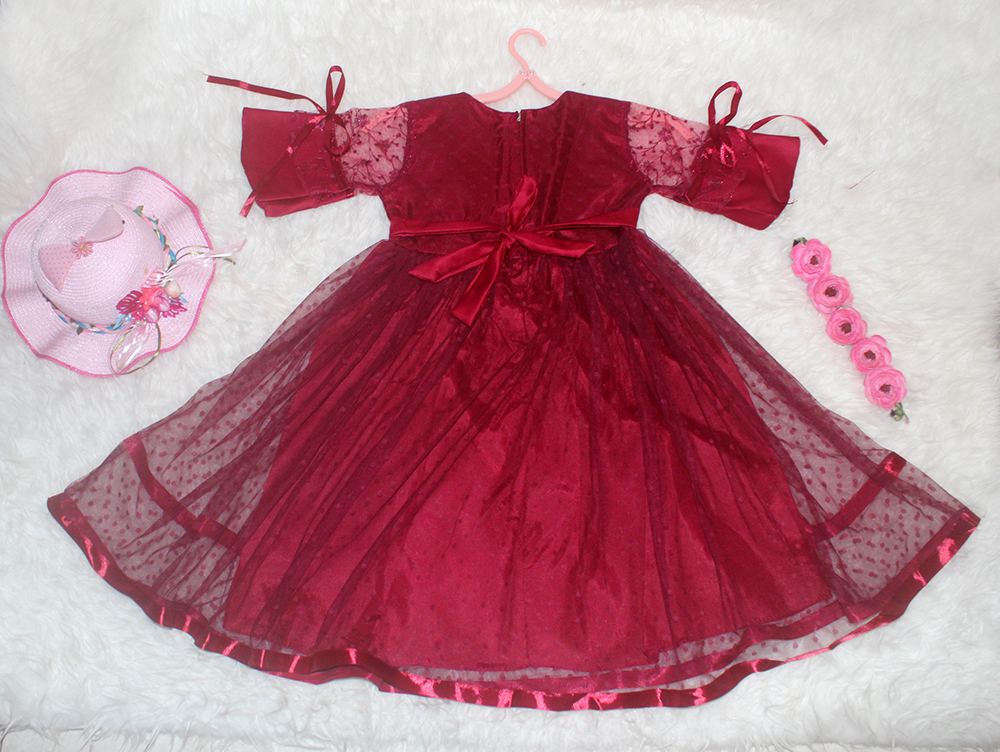 Dress Kids Viti Maroon