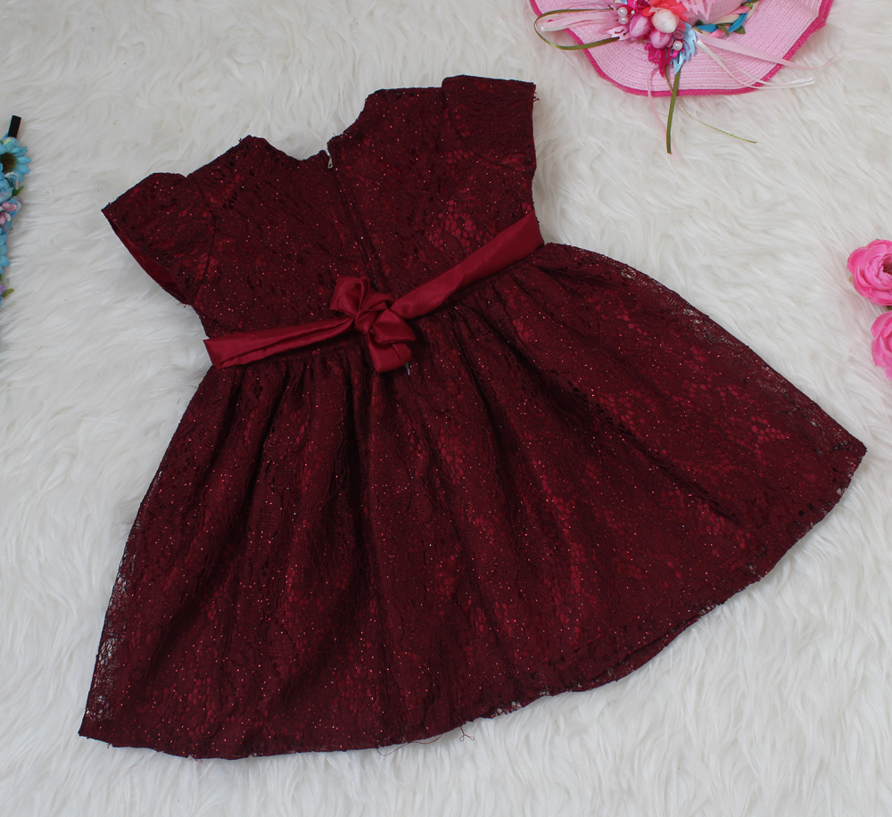 Dress Kids Clara maroon