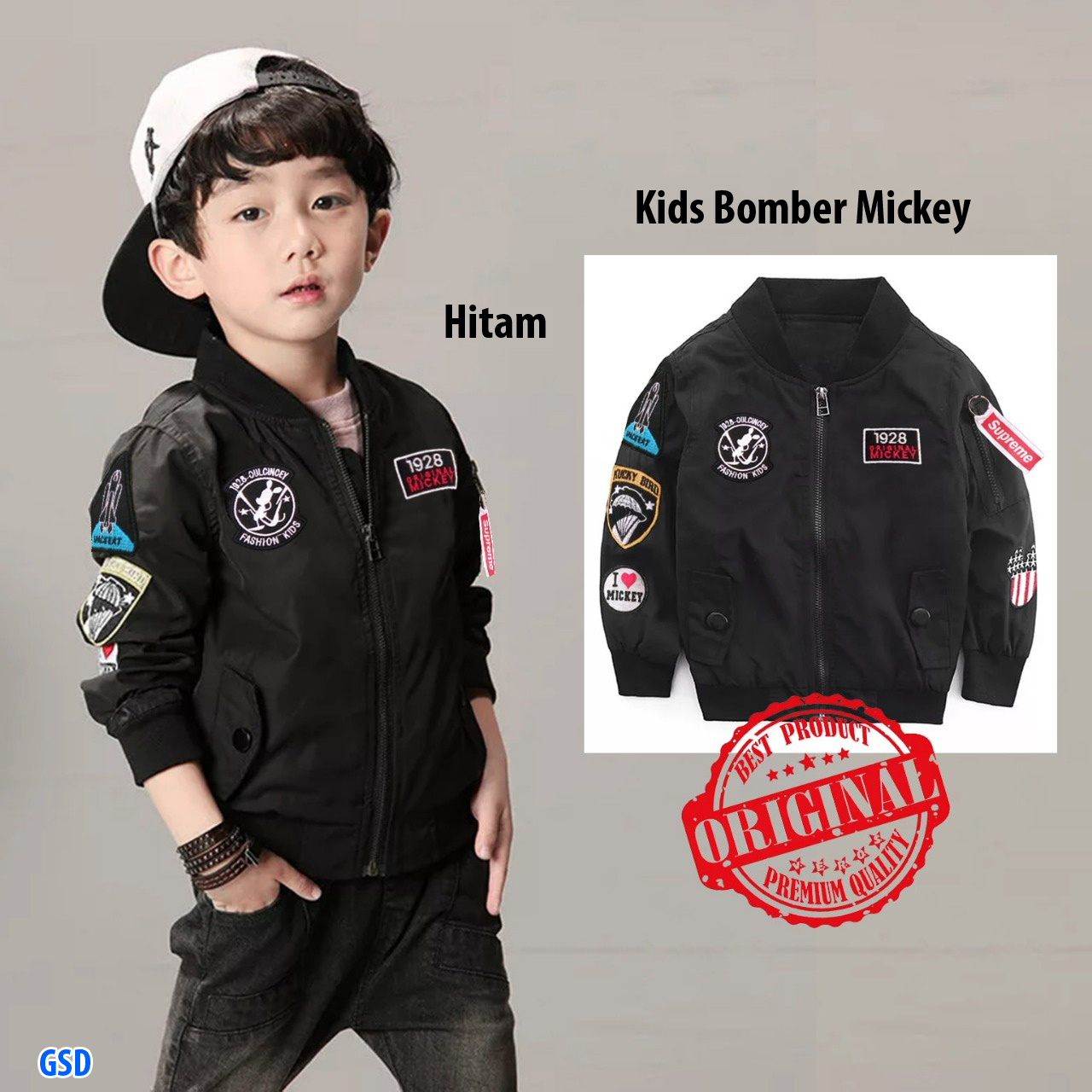 Kids Bomber mickey armi