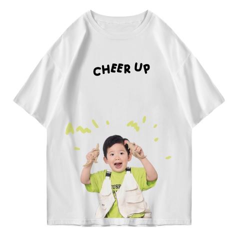 Cheer Up Tshirt Putih