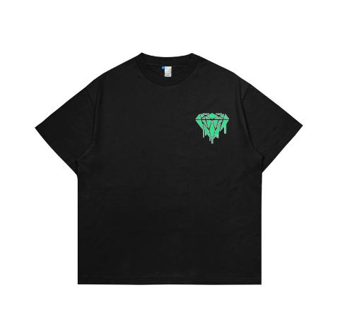 Hi VABA Oversized Dripping Diamond Tshirt | Kaos Streetwear Unisex Tee