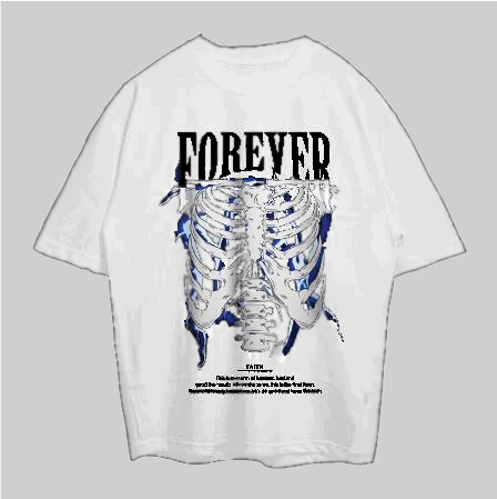 VABA Oversized Forever Lungs Tshirt | Kaos Streetwear Unisex Tee