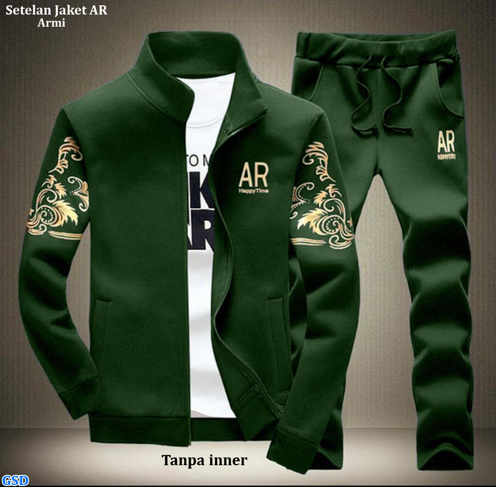  Setelan  Jaket Ar abu  Grosir Tanah Abang Baju Import 