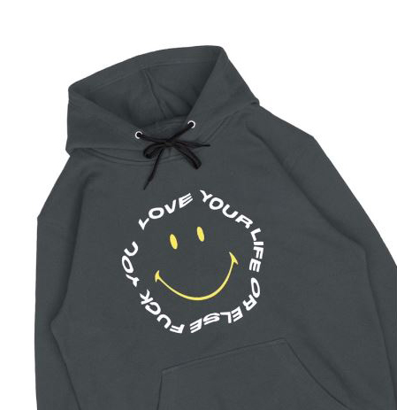 Hi VABA Hoodie Smiley || Hoodie Pria dan Wanita Unisex | Hoodie Sablon M-XL