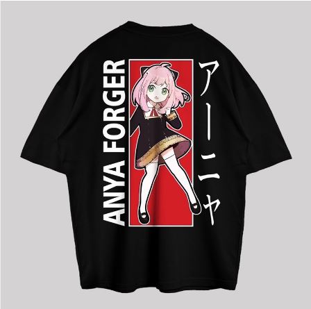 VABA Oversized Anya Forger Tshirt | Kaos Streetwear Unisex Tee