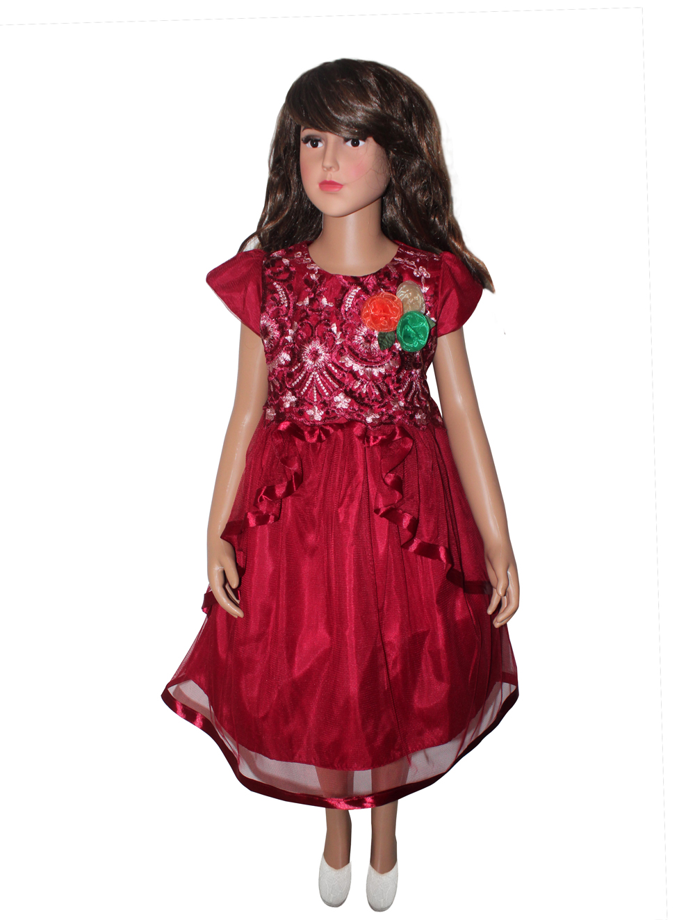 Dress Kids Biddy Maroon