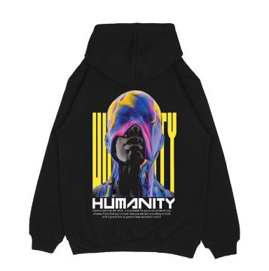 Hi VABA Hoodie Humanity || Hoodie Pria dan Wanita Unisex