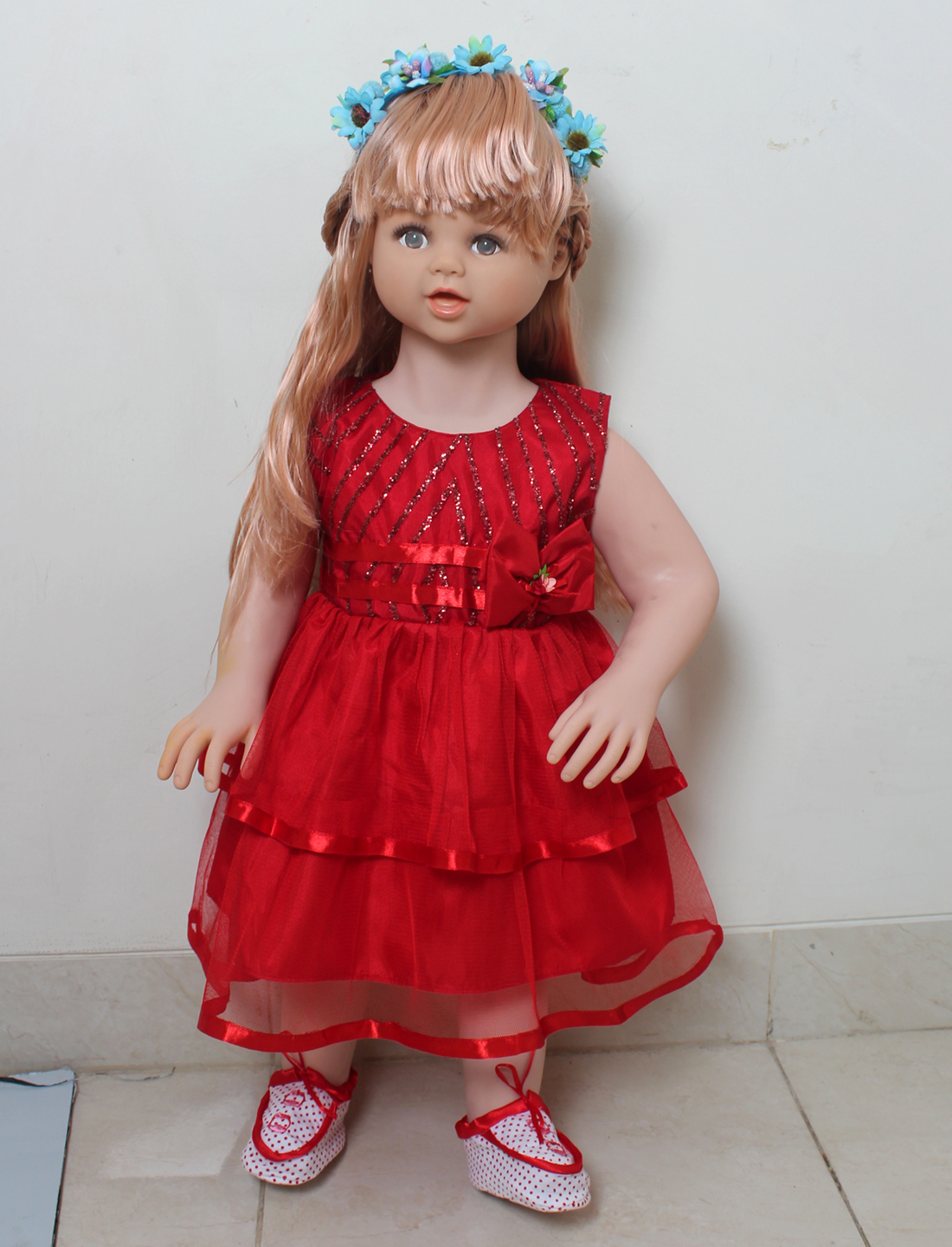 Dress Nuri Kids Red