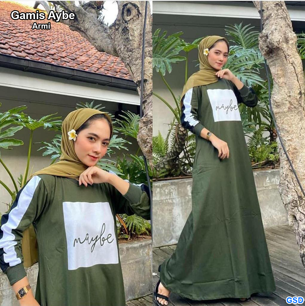 Gamis Aybe maroon