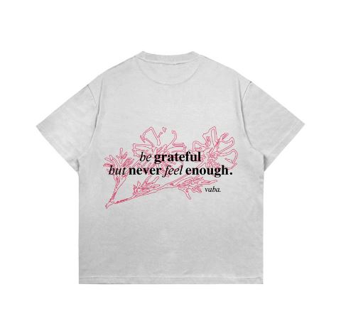 Hi VABA Oversized Be Gratefull Tshirt | Kaos Streetwear Unisex Tee