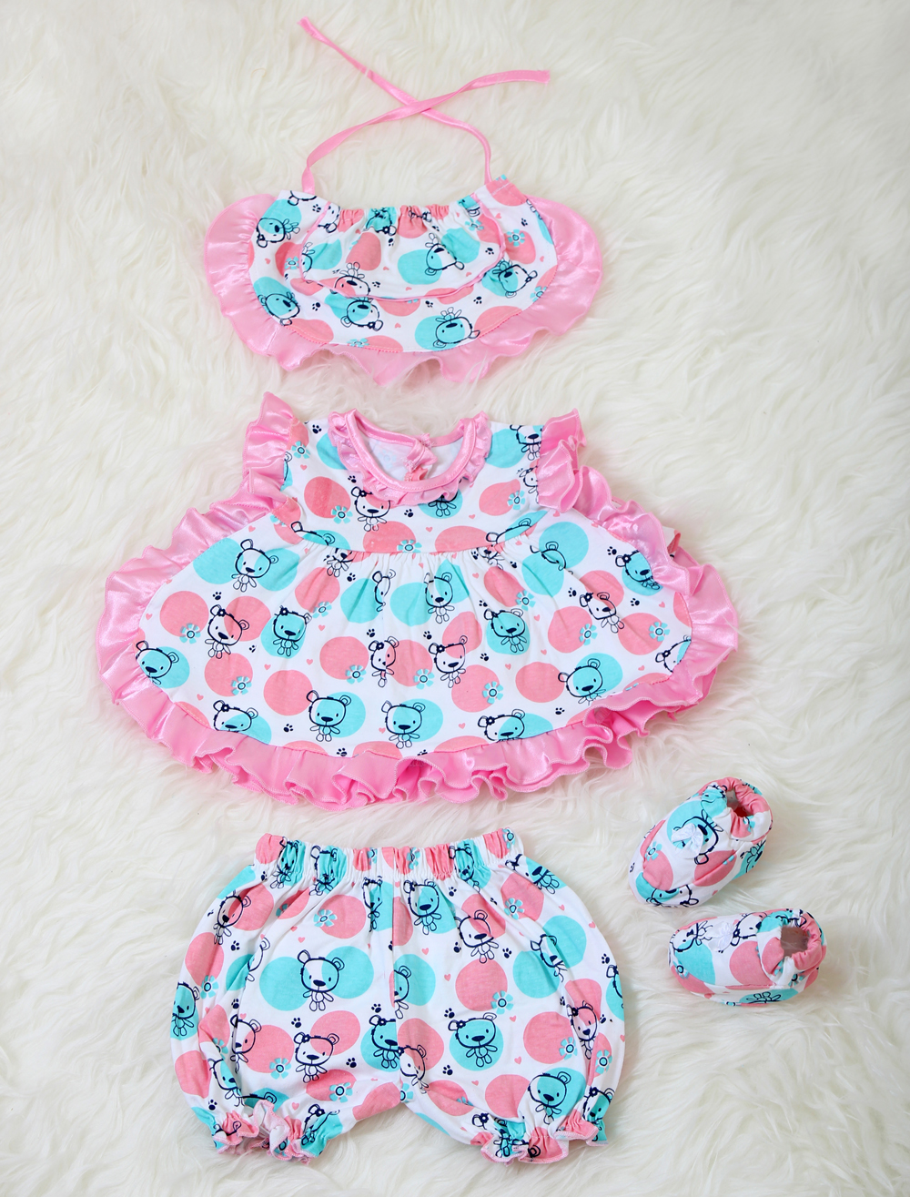 Set bayi boneka 4in1 pink