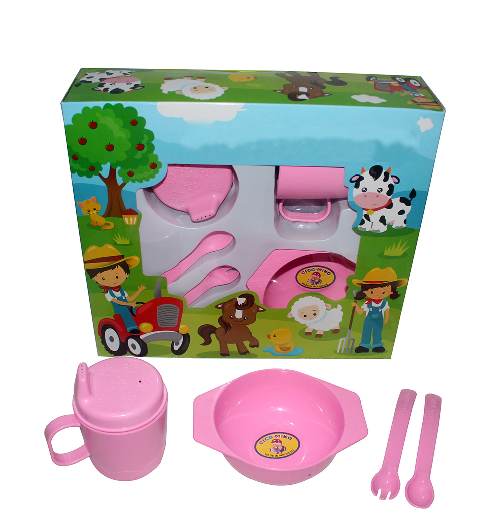 Feeding set 01 Pink