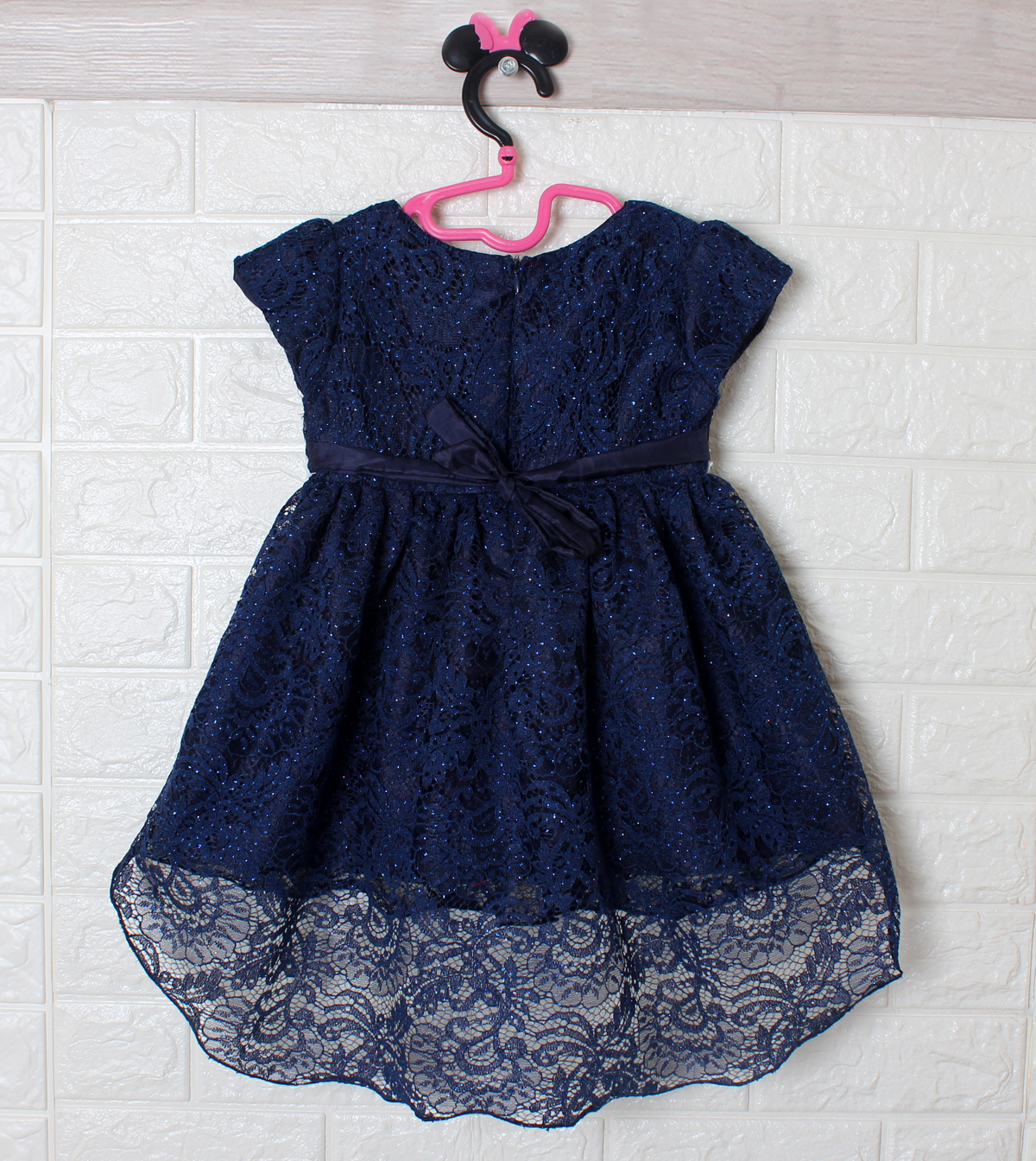 Dress Brukat Alice Navy