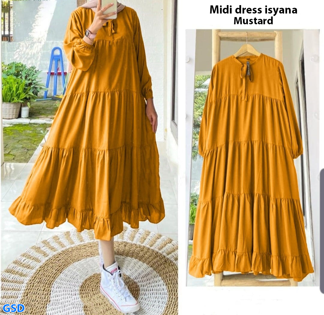 Midi Dress Isyana Milo