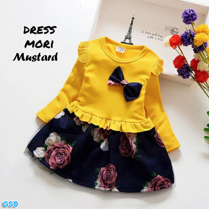 Dress Mori kids Maroon