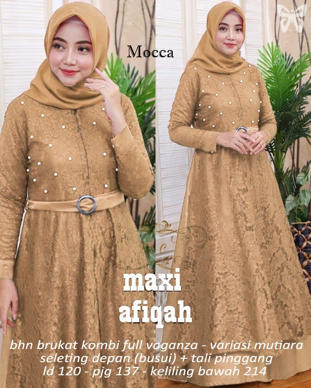 Maxi Afiqah maroon