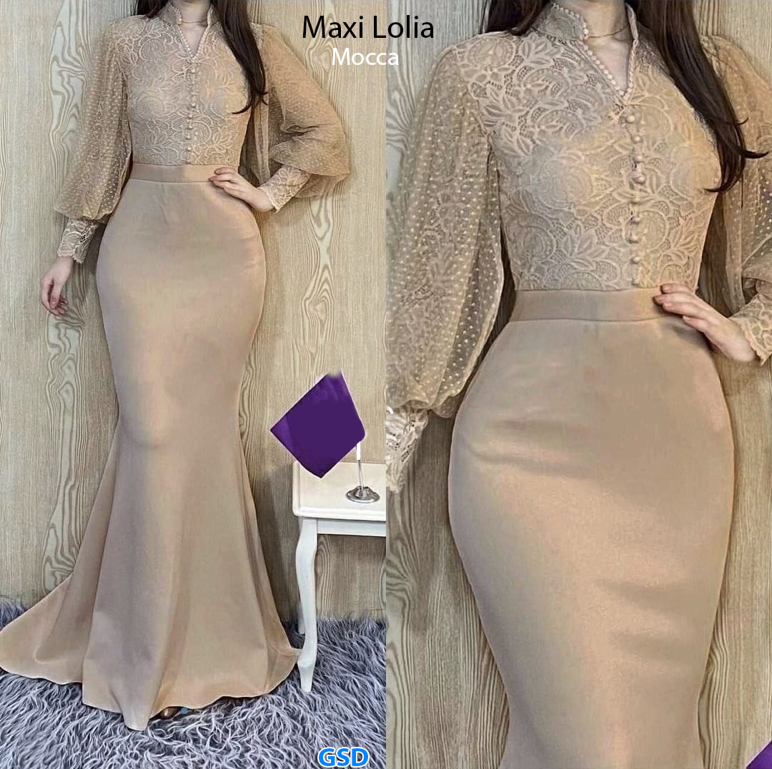 Maxi Lolia Maroon