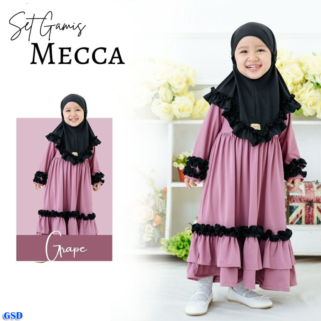 Set Syari mecca kids Avocado