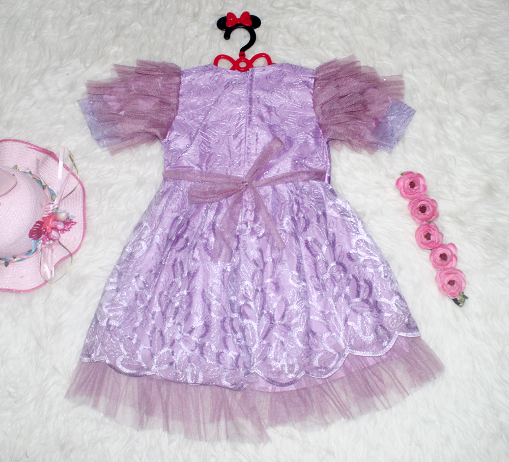 Dress Anak Yeni Ungu