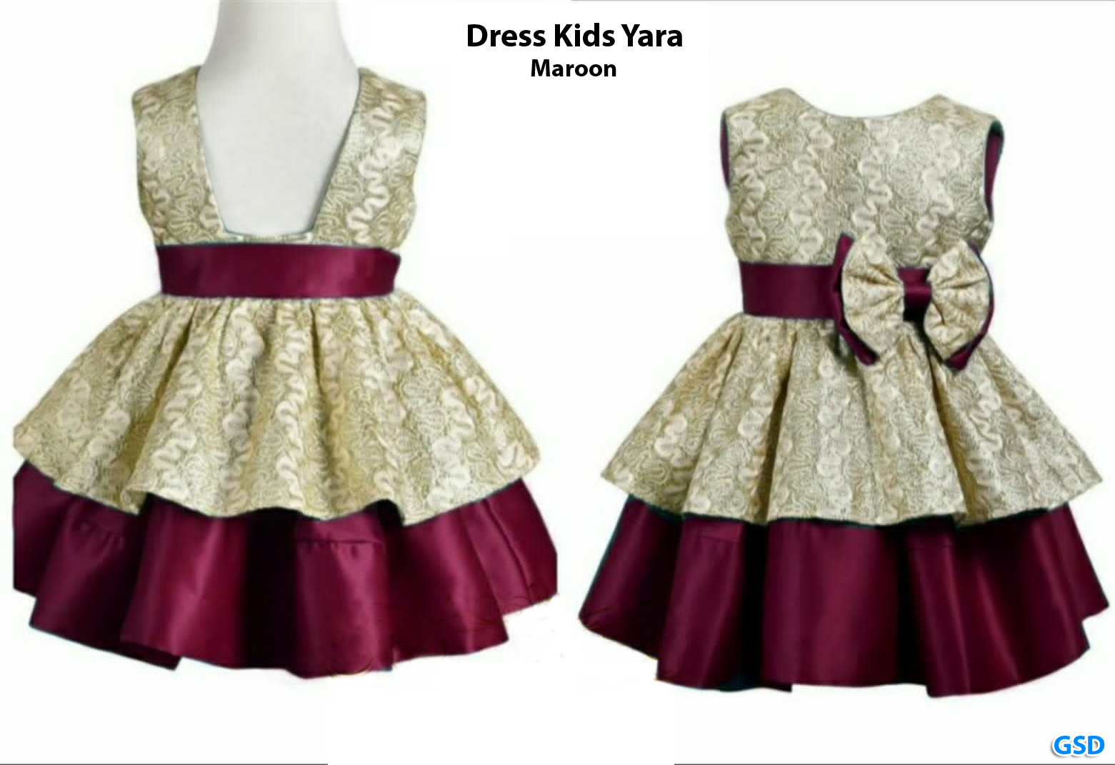 Dress Kids Yara hijau