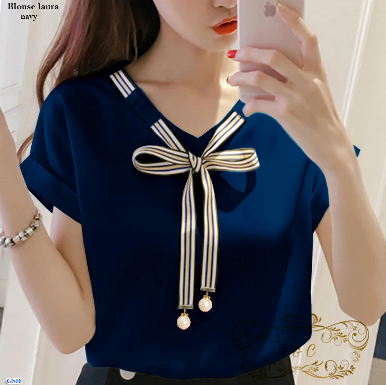 Blouse laura putih