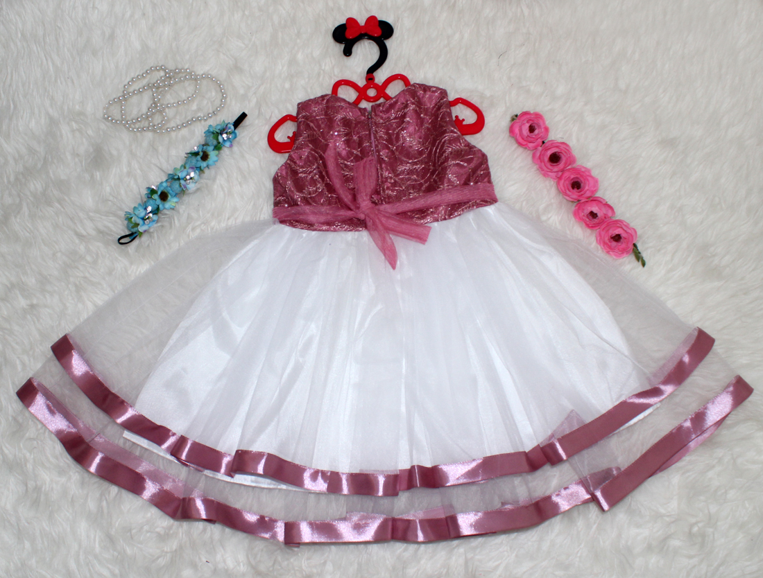 Dress Kids Isabel Brukat pink