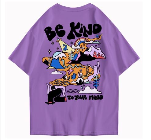 Hi VABA Oversized Be Kind Tshirt | Kaos Streetwear Unisex Tee