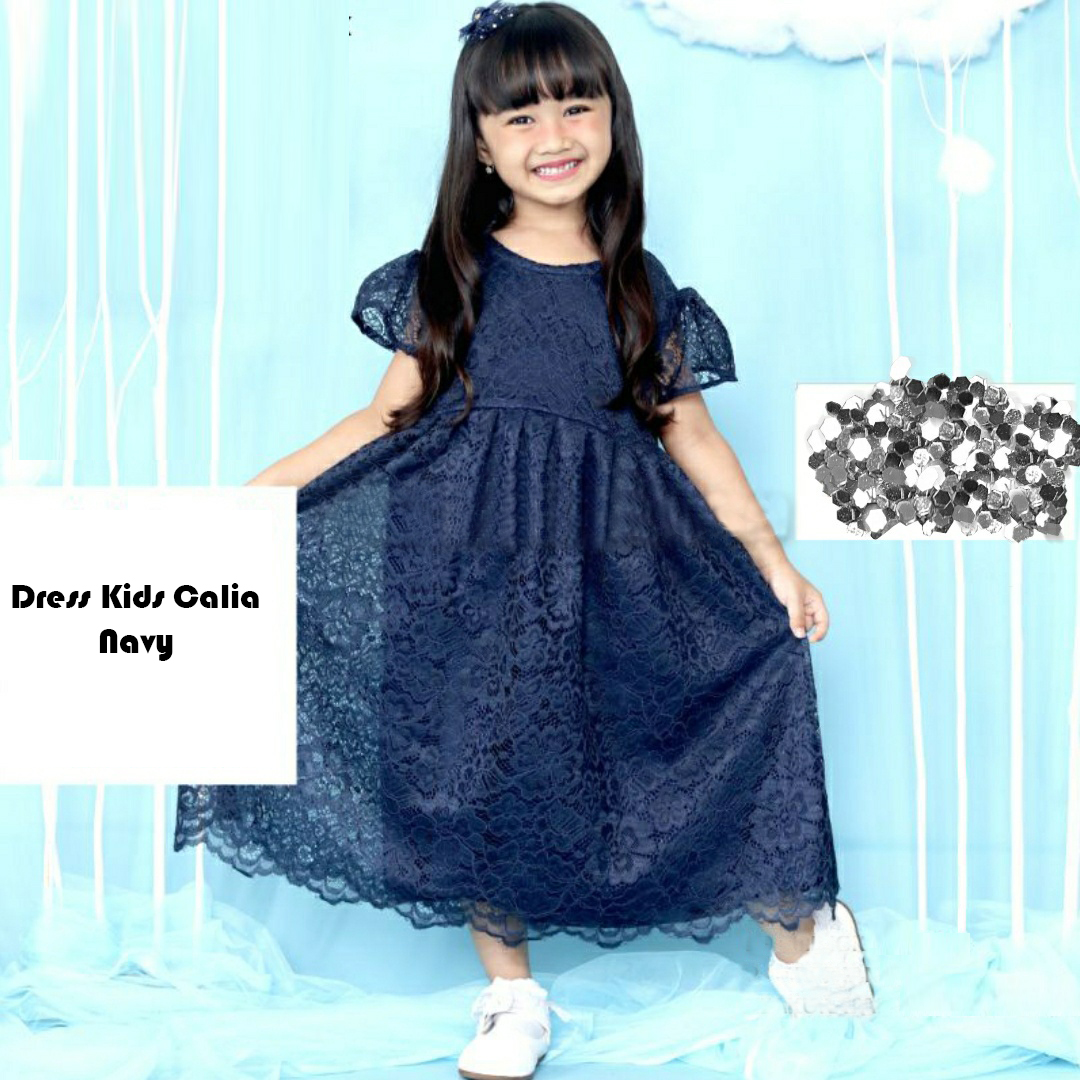 Dress Kids Calia Putih