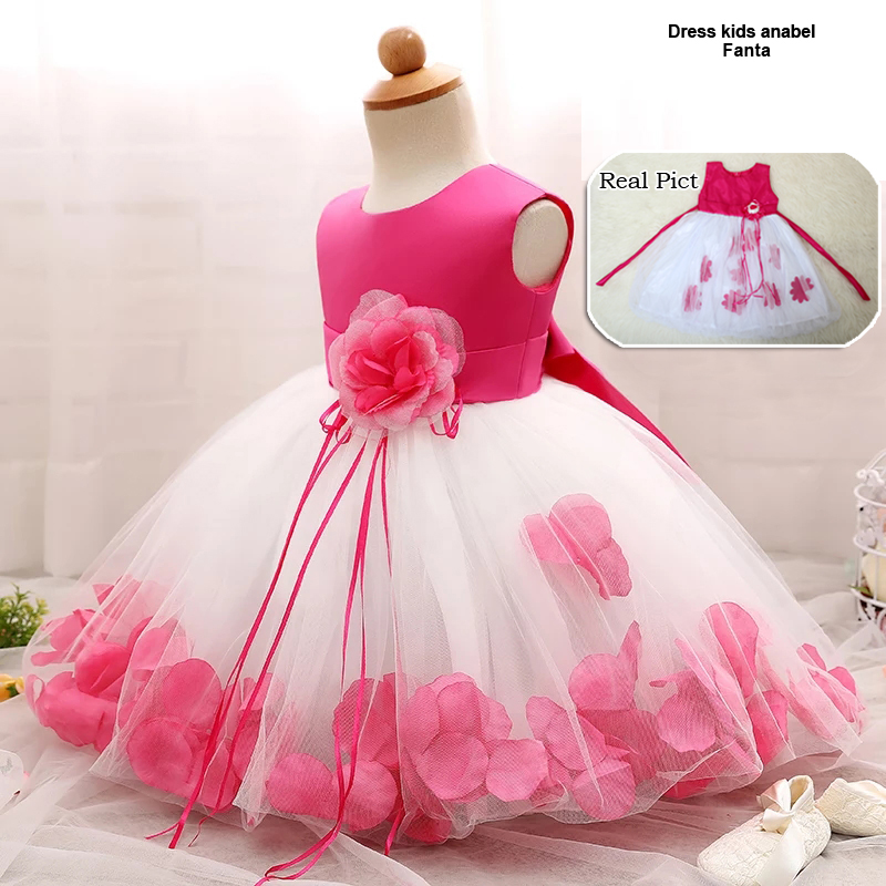 Dress kids anabel ungu