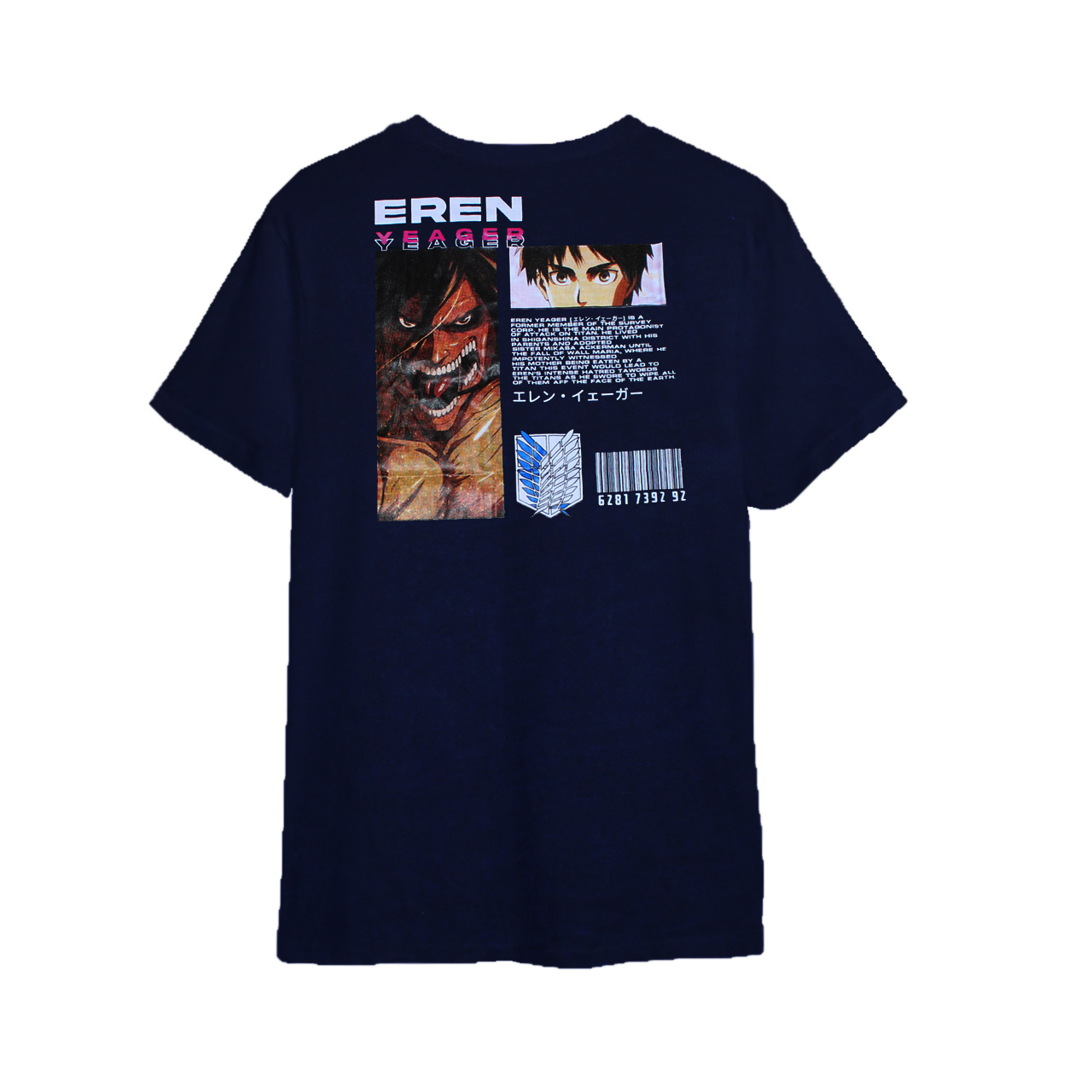 TSHIRT casual pria EREN Navy