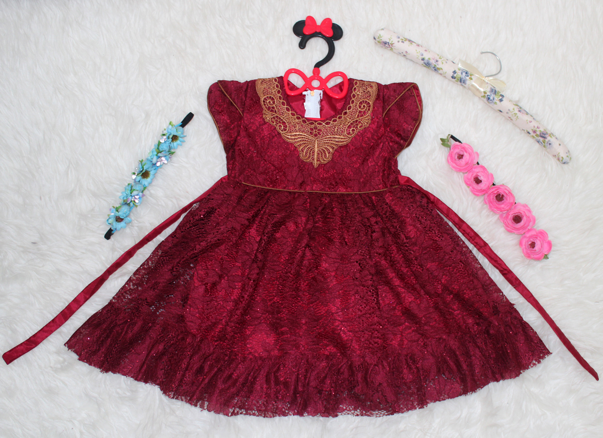 Dress Kids Alia maroon