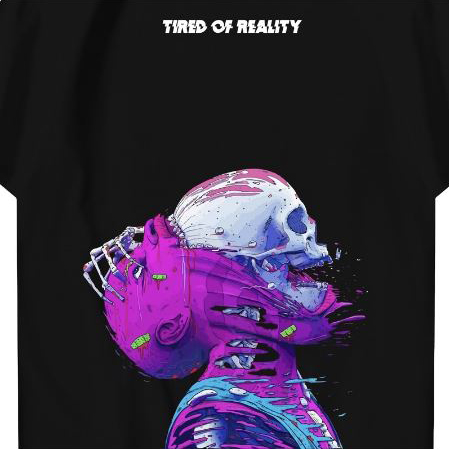 Hi VABA Oversized Tired Of Reality Tshirt | Kaos Streetwear Unisex Tee