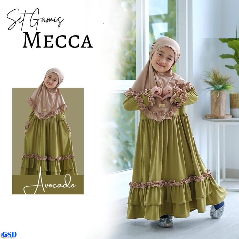 Set Syari mecca kids cherry