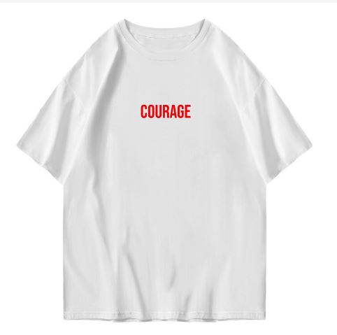 Hi VABA Oversized Courage Tshirt | Kaos Streetwear Unisex Tee