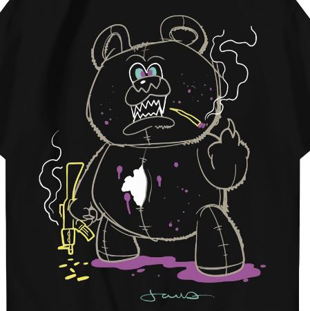 Pistol Bear Tshirt 