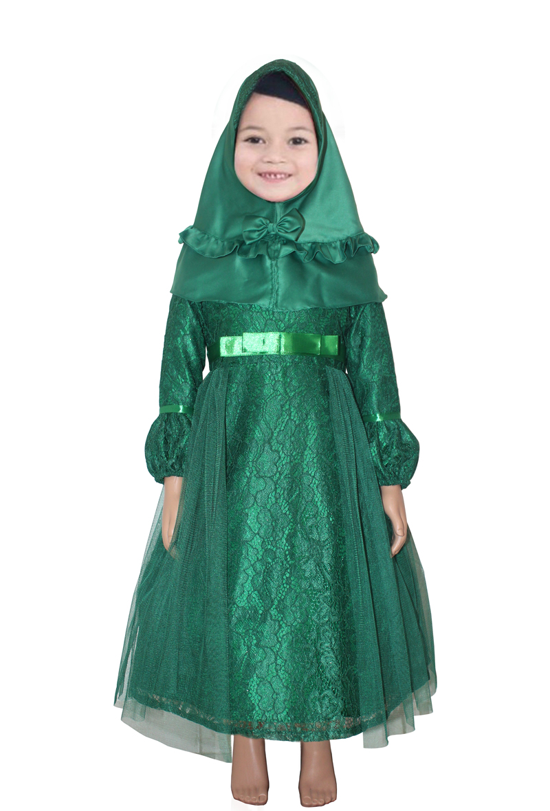 Hijab Kids GM 03 Hijau