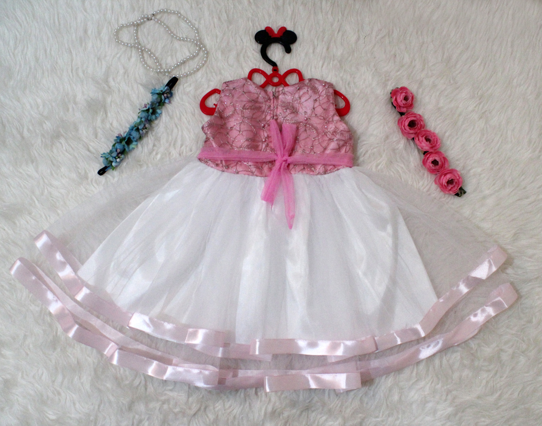 Dress Kids Isabel Brukat pink