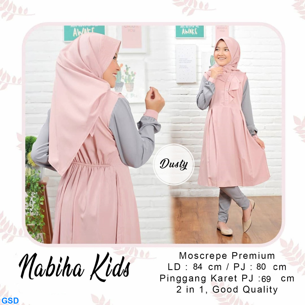 Set Nabiha Kids tosca