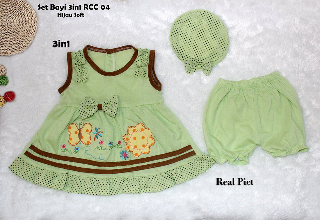 Set Bayi RCC04 3in1 Kuning