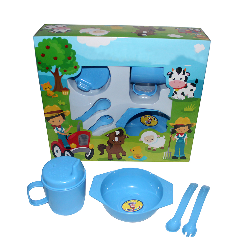 Feeding set 01 Biru