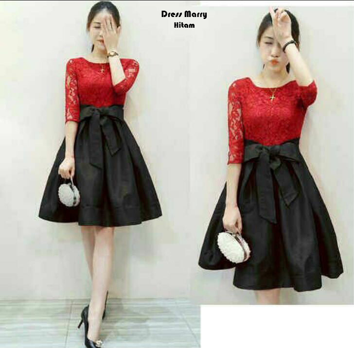 Dress Marry merah