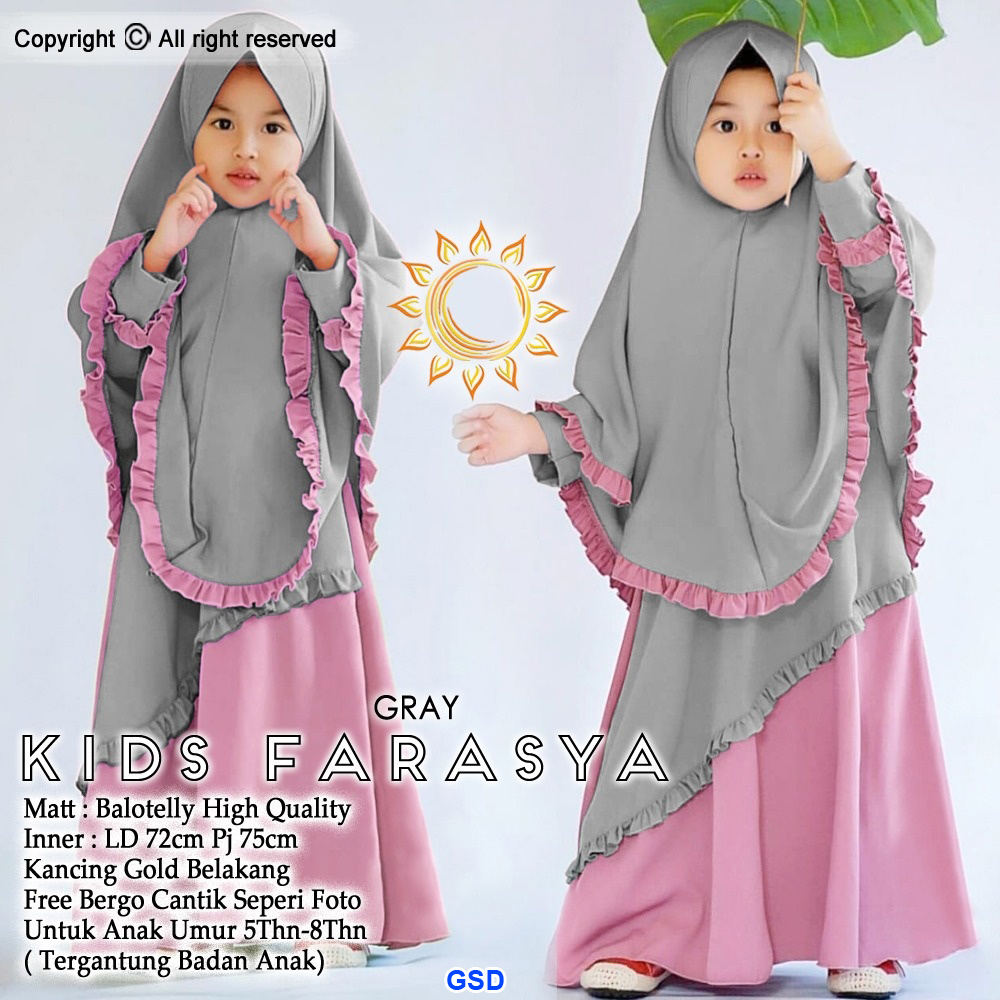 Kids Farasya peach