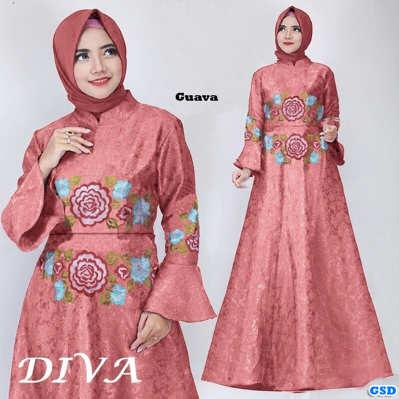 Maxi Diva Maroon