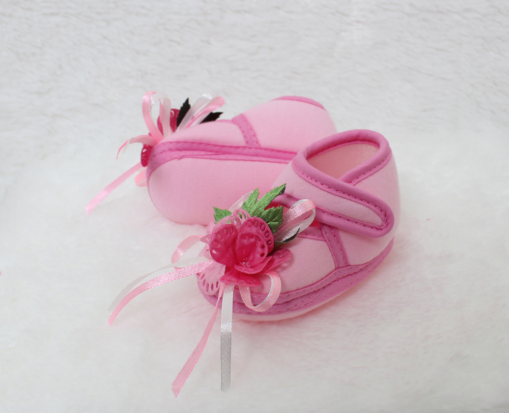 Sepatu Bayi Rose  Pink