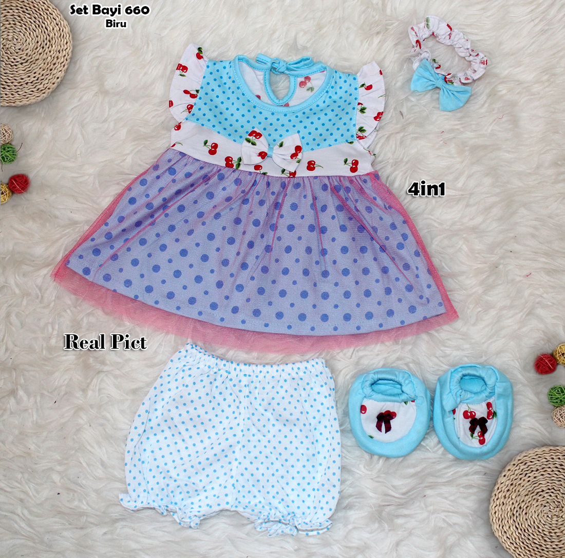 Set Bayi 660 4in1 Hijau soft