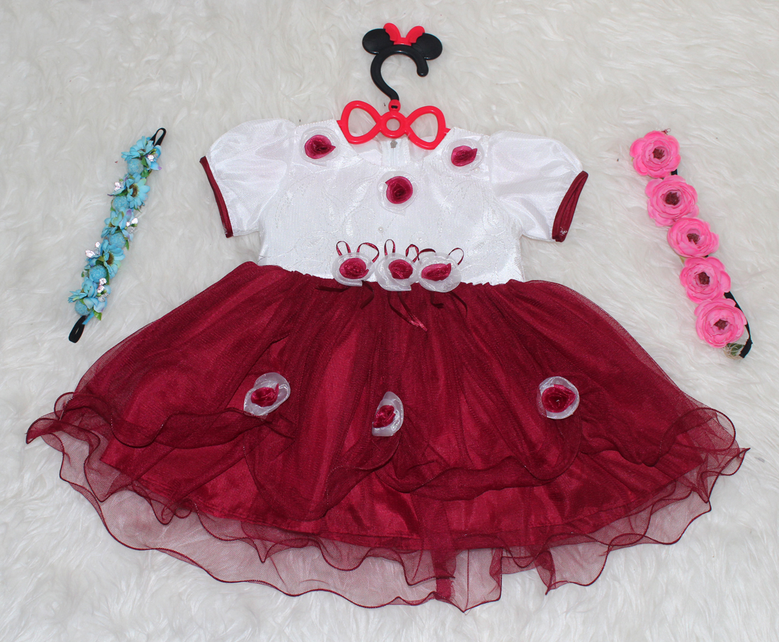 Dress Kids Nini Maroon