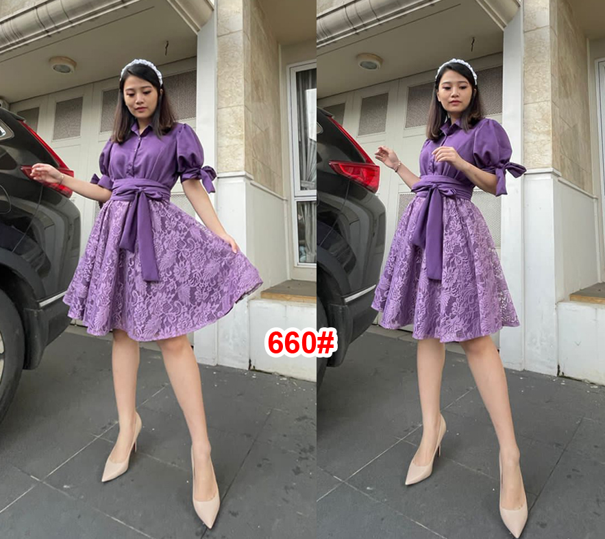 Dress 660# maroon